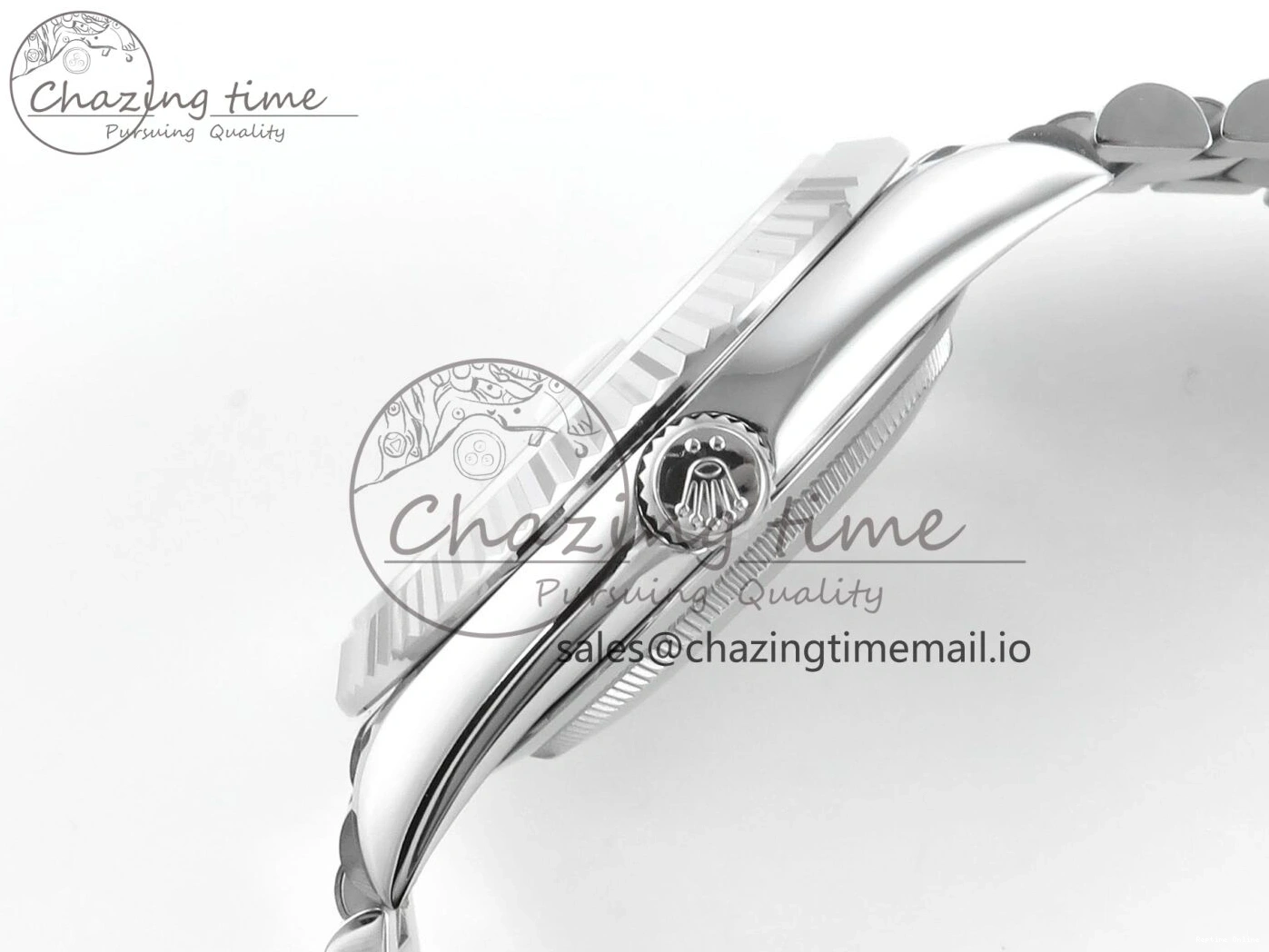 0123 OnTrend Day Date 40 SS 228239 Noob 1:1 Best Edition Black Crystal Dial on President Bracelet A2836 (Gain Weight) 807